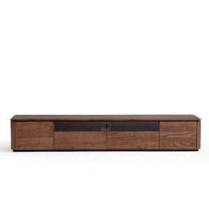 Walnut TV Console Unit